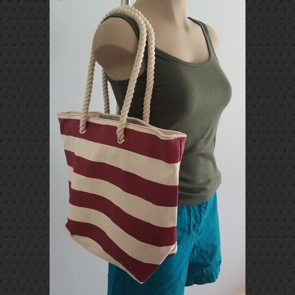 G. H. Bass & Co. Handbags - G.H. Bass & Co. Nautical Tote w/Dry Bag Insert NWT